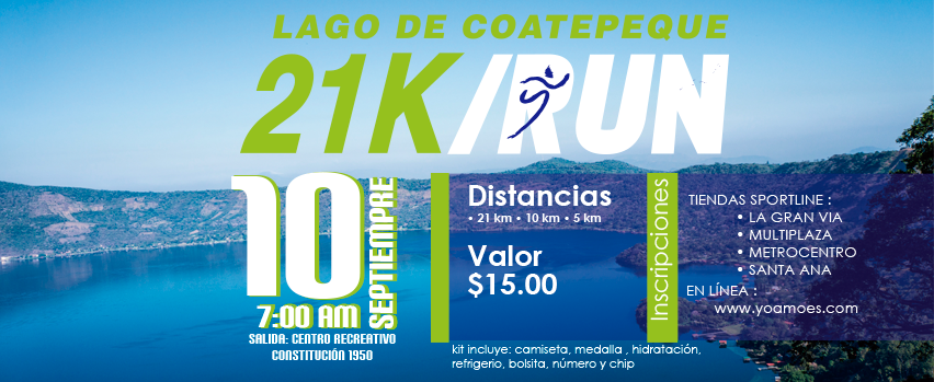 21K Run Lago de Coatepeque