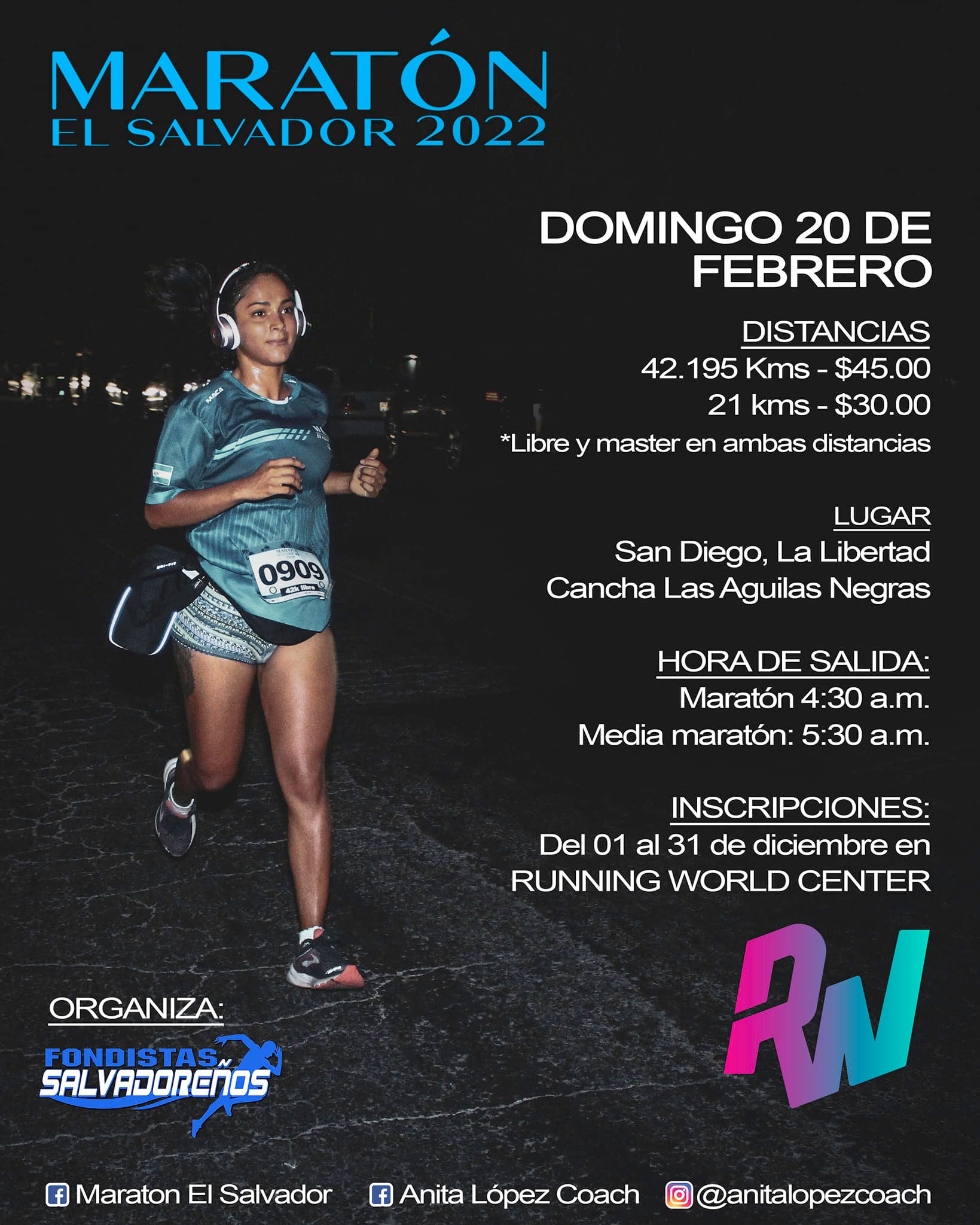 RUNNERS El Salvador MARATÓN EL SALVADOR